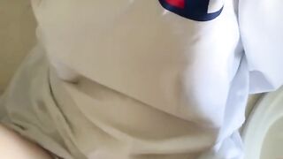 Creampie in Washroom whilst People are Home (INTENSIVE ORGASMS)