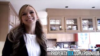 PropertySex - Hawt Small Realtor Screws Pervert Pretending to Buy Abode