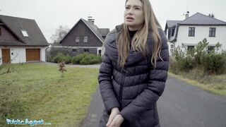 public agent wench wife likes a much larger dong than shes used to