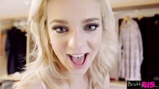 Bratty Sis - Corpulent Butt Sis Squirts on my Wang