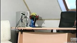 Lady boss ding-dong banging a stud