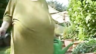 Granny with BIGGEST hangers!!!