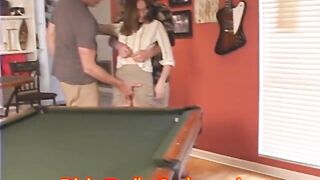 CUCKHOLD HUBBY has to CLEAN it all UP