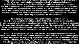 Sissy Caption Story - Living with two roommates