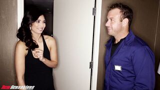 NEW SENSATIONS - Cheating MILF Fucks Big Ramrod Employee in Hotel Room