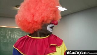 BLACK ICE PASS - Lusty ebony Jasmine Blaze gagging on bbc and getting fucked (Dark Dick, Long Dark)
