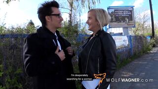 Big-titted Leni Gets Screwed during a Body Lotion Test! WOLF WAGNER