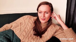 Ersties - Stacie Enjoys Intense Orgasms In Intimate Moment On Her Sofa - Ep 1 of 2