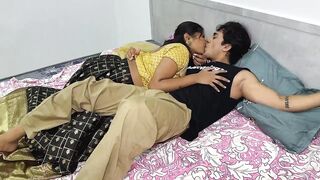 The wife comes to her room and starts romancing with her husband, but in a during the time that she comes to know that the person with whom she's romancing is not her husband