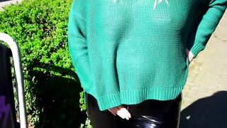 MEGA Public! Parkplatz Quicky mit XXL Sperma Happy End