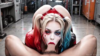 Harley Quinn, Сrazy Wench Cheats on Joker during the time that he's in Prison (AI Generated)