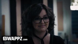 Swappz - Blameless Step Sisters Serena Santos & Leana Lovings Fuck Away Their SEX DEMONS