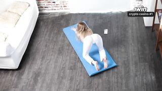 Stepmom Pretends To Do Yoga But Really Desires To Fuck