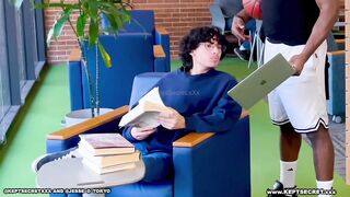 LIL COLLEGE DUDE GETTING SCREWED BY THE OLDER SENIOR AND GET HIS TIGHT GAP BRED