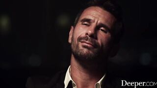 Excellent golden-haired milf with big breasts likes to play poker and fuck boyz who win