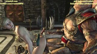 Shao Kahn and his resigned Concubine slave 3D Mortal Kombat 11 Animation