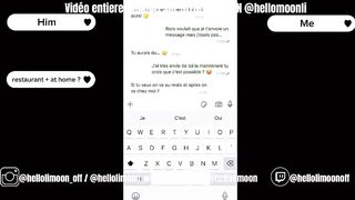 Petite française baise hard avec une grosse bite après avoir fait cocu à son mari FRENCH HELLOLIMOON