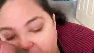 Sexy BBW MILF worships Huge BBC