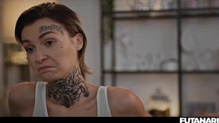 Tomboy Lesbian babes Shemale hentai Sexfight - Wrestling Prison Tattoo Beauties Having Slutty Fun with CUM Play