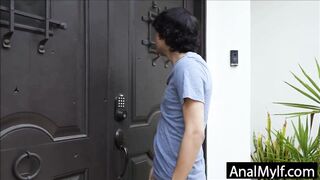 Peeking at buddys Mama in the shower