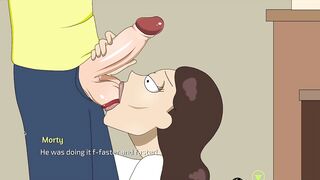 Rick and Morty Game - Wicked churchgirl Tricia gets fucked