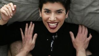 Spunk flow compilation 11! Ten differents way for her to enjoy cum!