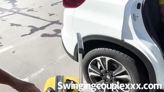 Swinger couple Public pick up for ebony playgirl