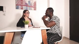 BBC ends up banging his busty lawyer after winning his divorce - Daniela Gomez & Xander Black