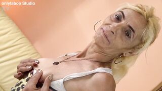 slim ugly toothless granny