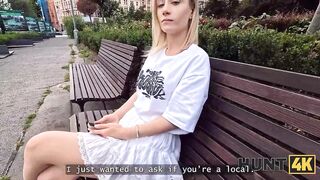 HUNT4K. Couple need money, what they can do?. Hot sex with Lily Blossom