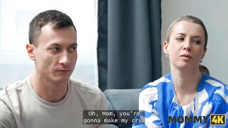 MOMMY4K. MY GF must never know what we just did in Mom's bedroom