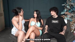 Boyfriend gives his mother-in-law the best Christmas present ever - Cuckolded girlfriend!