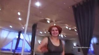 Small Asian and Redhead take Dongs up their Taut Assholes