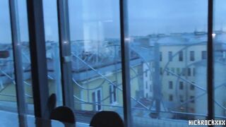 Meeting a recent neighbor from Uzbekistan-Tajikistan ( Oriental beauty cutie )