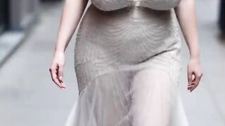 Aged Babes Walking Downtown – Huge Saggy Bazookas Jiggling NO BRA Part 2 [AI generated]