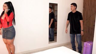 I share a hotel couch with my stepmother. Surprise! Her cunt was just like I dreamed it would be.