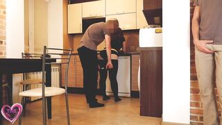 My Husband's Double Brother Cum inside Me, my Cuckold Licked everything