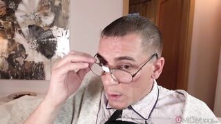 Slutty polish mother i'd like to fuck takes the load of the missionary