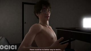 Gothic MILF with a giant booty gives a young man an unforgettable gift on New Year's Eve - 3D Anime - OCICI