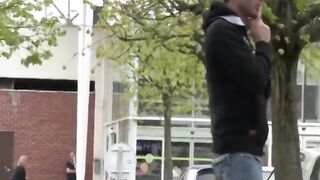 Sophia Lora sexy BBW mature get fucked in the woods