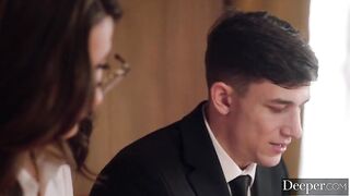 Deeper. Nasty Wife Ellie Nova Gets Fastened And Drilled Hard