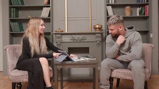 My psychologist knows a thing or two about me. I'm working on psychological tension with sex.