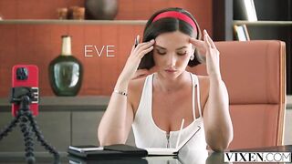 VIXEN Petite Angel Eve Pleasing Shares A Massive Knob With Hawt New Assistant Rikako Katayama