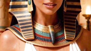 Queen Cleopatra Worships Your Jock - POV Oral sex, Wild Riding & Doggy, Huge Facial Explosion (AI Generated)