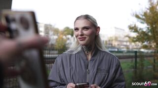 GERMAN SCOUT - Golden-haired Fitness Model Teen Lexi Star Pick Up for Premier Porn Casting Screw