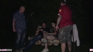 Impotent Husband gives Wife Free to Fuck and Mud Shove! Cuckhold Extreme!