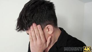 MOMMY4K. She started shaving her vagina and ended up fucking in the washroom