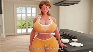 Mansion Days [ TABOO Manga Game ] Ep.2 CAUGHT with a MASSIVE BONER by my STEP MAMA in the kitchen !