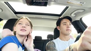 We were gonna get some coffee but I couldn't resist my cute boyfriend on our way there -Melody Marks