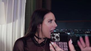 Busty Angela White Horny Late Night Hookup with Karmen Karma and Rocket Powers